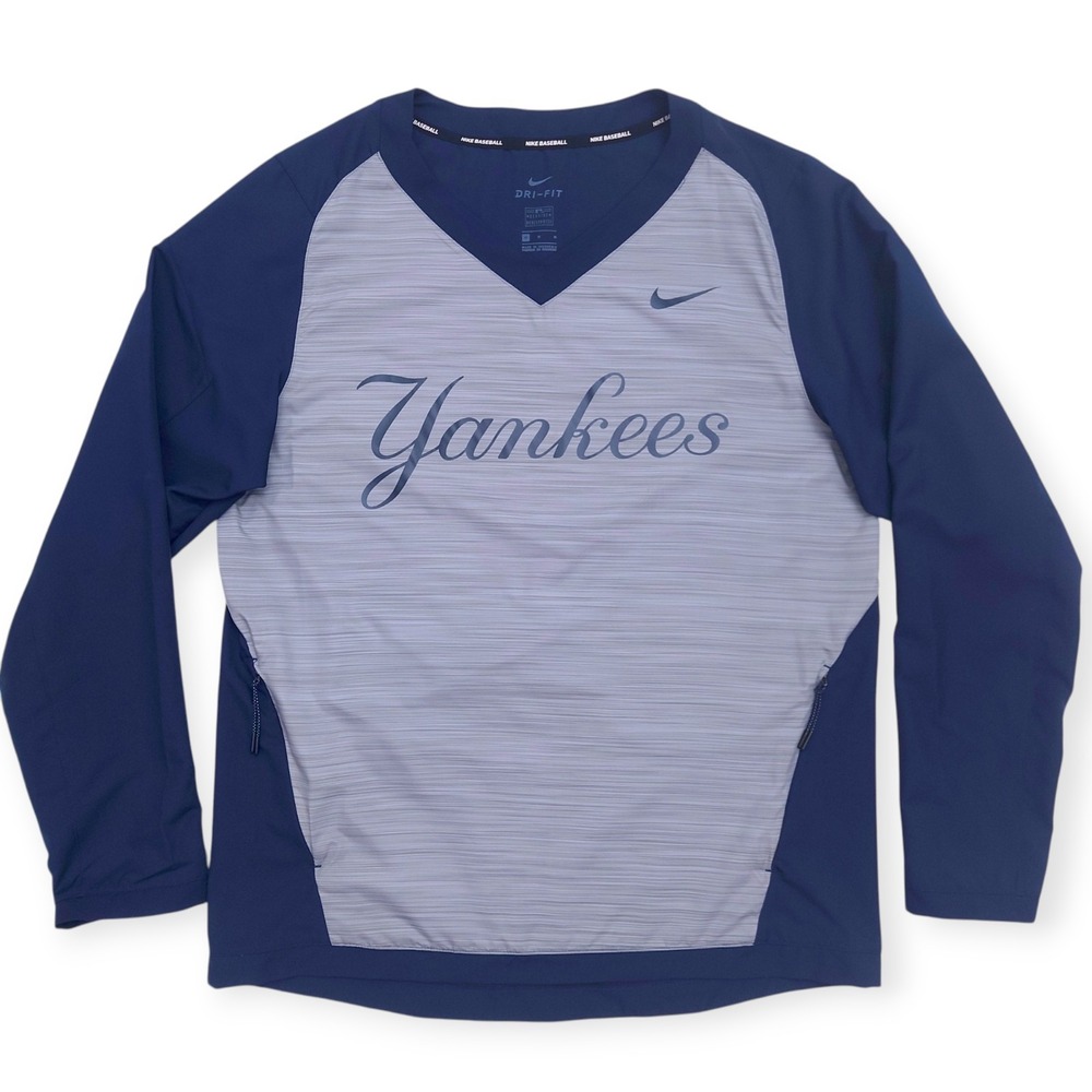 New York Yankees Nike Windbreaker Mens M Dri-Fit Performance Pullover MLB Golf